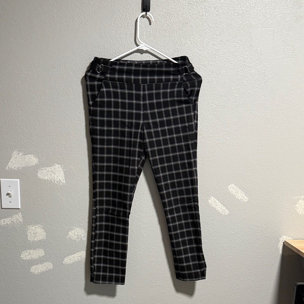 Maurices Monochrome Plaid Trousers